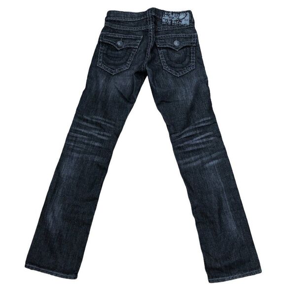 Vintage True Religion Jeans Size 29 Ricky Relaxed Straight Gray - Picture 2 of 10